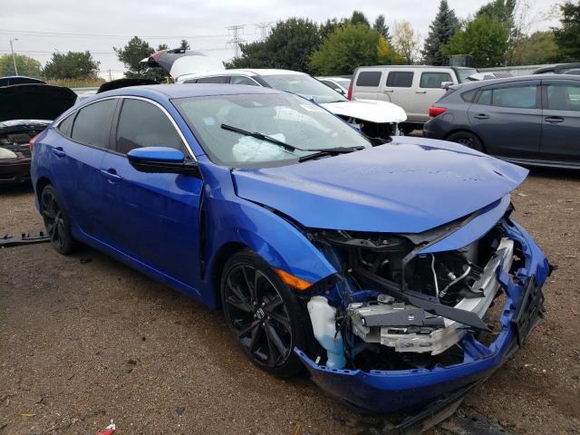 19XFC2F88KE010053 - 2019 HONDA CIVIC SPORT 蓝色 照片 4