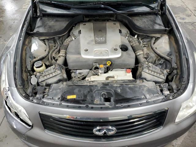 JNKBV61F58M253866 - 2008 INFINITI G35 SILVER photo 11