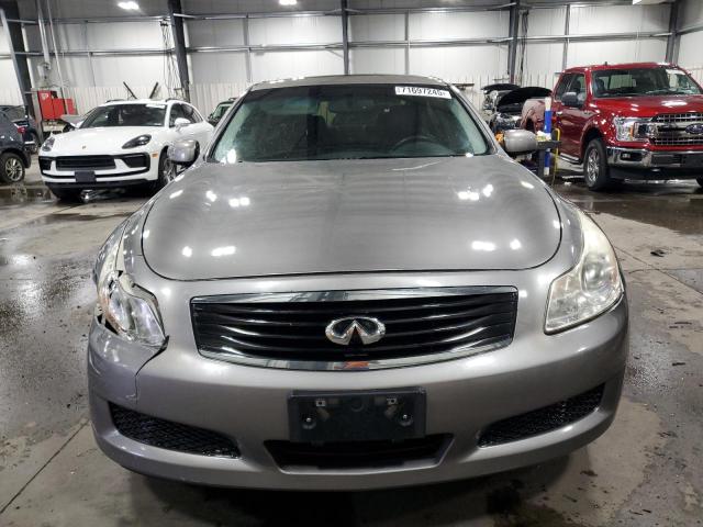 JNKBV61F58M253866 - 2008 INFINITI G35 SILVER photo 5
