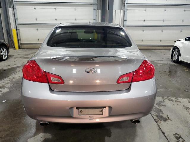 JNKBV61F58M253866 - 2008 INFINITI G35 SILVER photo 6