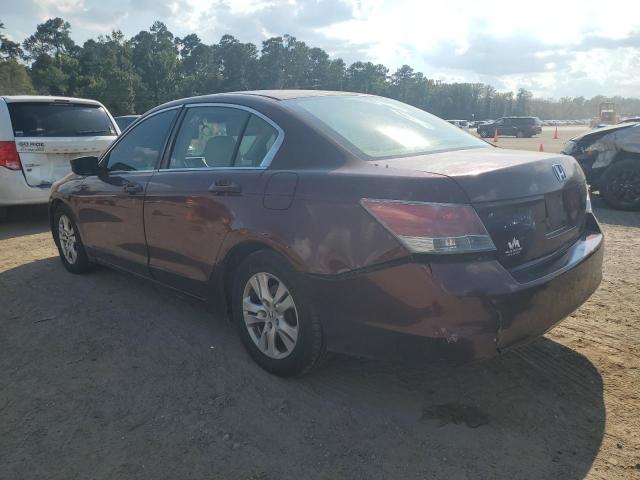 JHMCP264X8C027455 - 2008 HONDA ACCORD LXP ბურგუნდია ფოტო 2