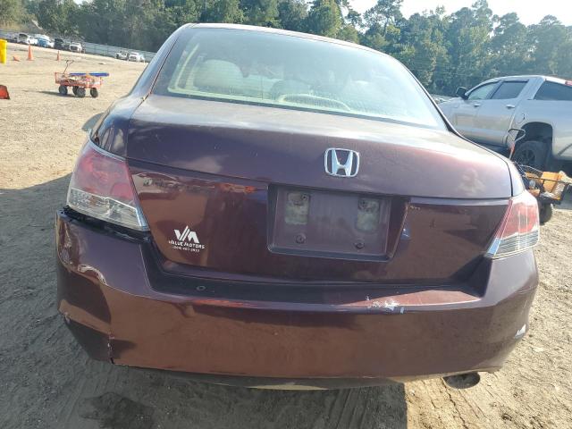 JHMCP264X8C027455 - 2008 HONDA ACCORD LXP ბურგუნდია ფოტო 6