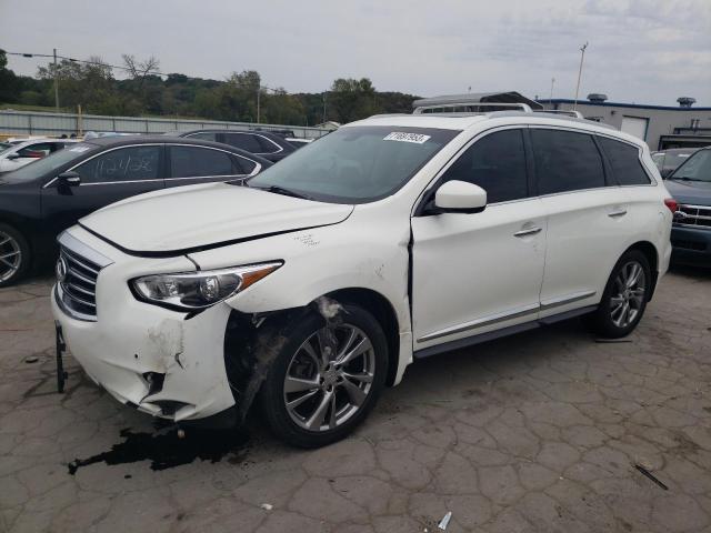 5N1AL0MM5DC330063 - 2013 INFINITI JX35 WHITE photo 1