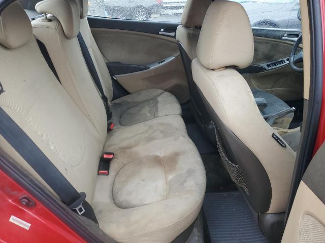KMHCT4AE6DU287943 - 2013 HYUNDAI ACCENT GLS 红色 照片 10