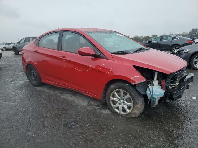 KMHCT4AE6DU287943 - 2013 HYUNDAI ACCENT GLS 红色 照片 4