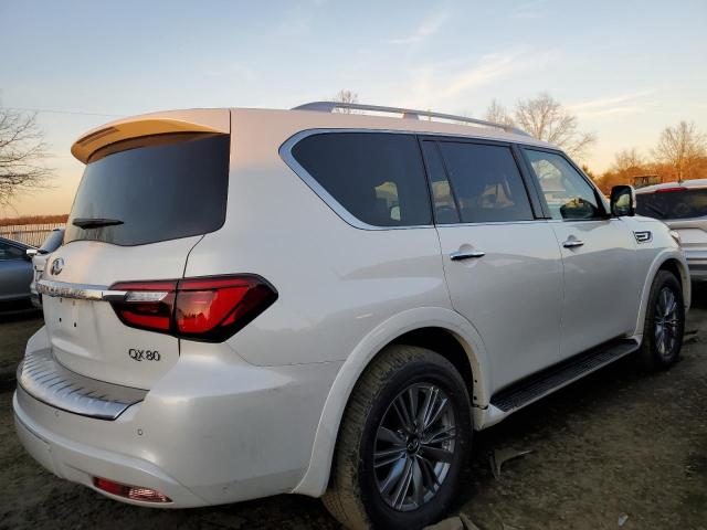 JN8AZ2AC0M9475779 - 2021 INFINITI QX80 LUXE WHITE photo 3