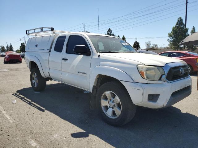 5TFTX4GNXDX025227 - 2013 TOYOTA TACOMA PRERUNNER ACCESS CAB WHITE photo 4