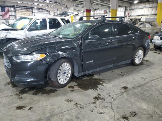 3FA6P0UU9FR138833 - 2015 FORD FUSION S HYBRID BLACK photo 1