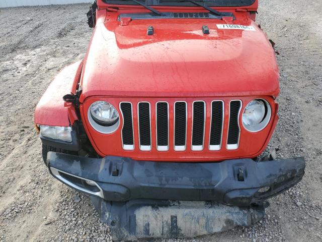 1C4HJXEN0MW689294 - 2021 JEEP WRANGLER U SAHARA 红色 照片 12