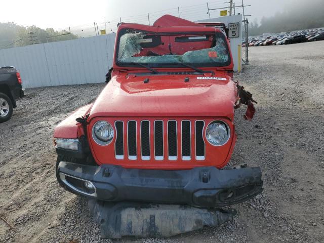 1C4HJXEN0MW689294 - 2021 JEEP WRANGLER U SAHARA 红色 照片 5