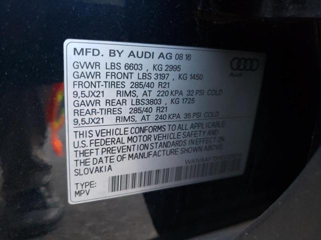 WA1VAAF73HD025034 - 2017 AUDI Q7 PRESTIGE BLUE photo 13