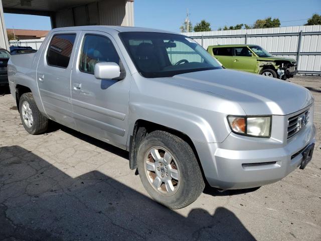 2HJYK16517H501423 - 2007 HONDA RIDGELINE RTL SILVER photo 4