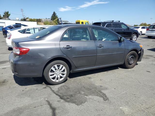 5YFBU4EEXCP026687 - 2012 TOYOTA COROLLA BASE CHARCOAL photo 3