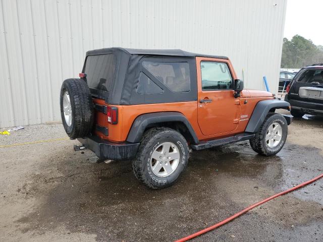 1J4AA2D1XAL197236 - 2010 JEEP WRANGLER SPORT ORANGE photo 3