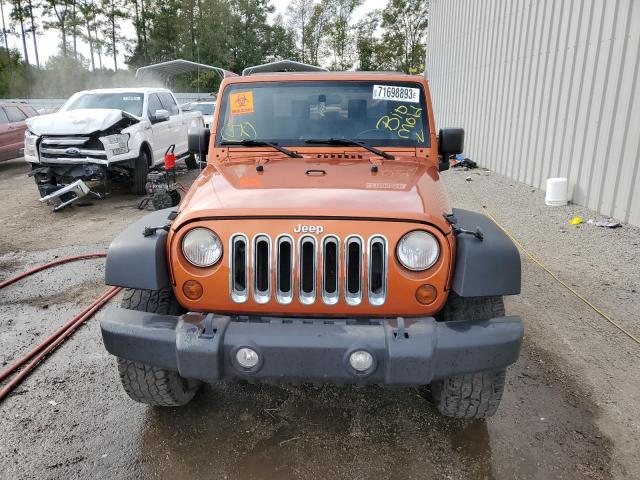 1J4AA2D1XAL197236 - 2010 JEEP WRANGLER SPORT ORANGE photo 5