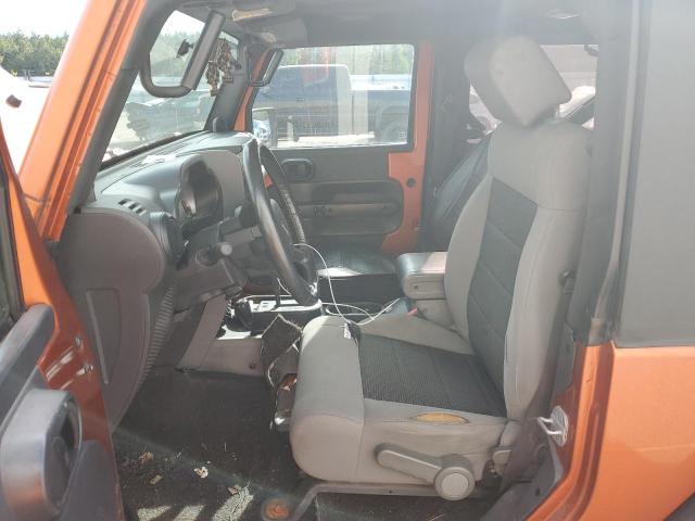 1J4AA2D1XAL197236 - 2010 JEEP WRANGLER SPORT ORANGE photo 7