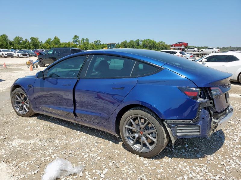 5YJ3E1EB1MF069222 - 2021 TESLA MODEL 3 ლურჯი ფოტო 2