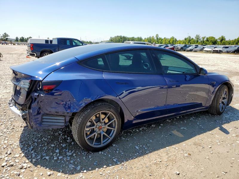 5YJ3E1EB1MF069222 - 2021 TESLA MODEL 3 ლურჯი ფოტო 3