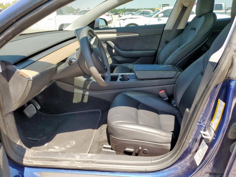 5YJ3E1EB1MF069222 - 2021 TESLA MODEL 3 ლურჯი ფოტო 7
