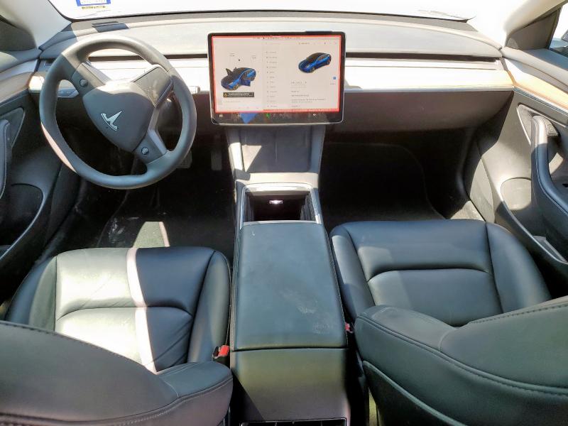 5YJ3E1EB1MF069222 - 2021 TESLA MODEL 3 ლურჯი ფოტო 8