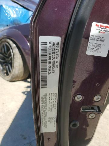 2C3CDZFJ7MH526895 - 2021 DODGE CHALLENGER R/T SCAT PACK PURPLE photo 12