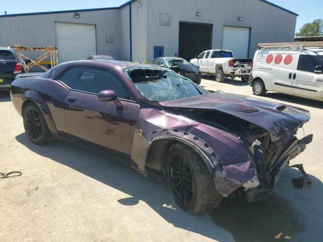 2C3CDZFJ7MH526895 - 2021 DODGE CHALLENGER R/T SCAT PACK PURPLE photo 4