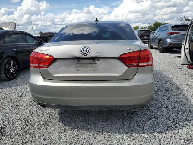 1VWBN7A38EC100104 - 2014 VOLKSWAGEN PASSAT SE GRAY photo 6