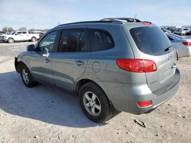 5NMSG13D37H124699 - 2007 HYUNDAI SANTA FE GLS GREEN photo 2