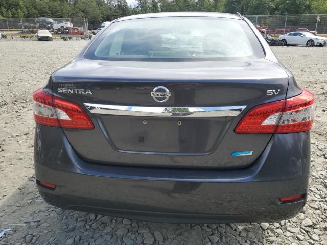 3N1AB7AP0EY313150 - 2014 NISSAN SENTRA S GRAY photo 6