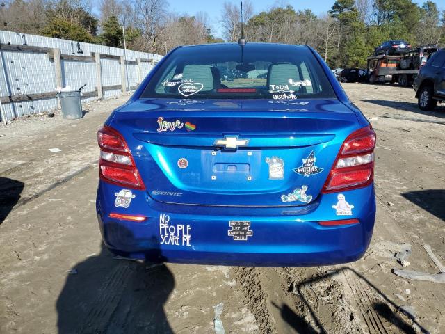 1G1JB5SG1J4117143 - 2018 CHEVROLET SONIC LS BLUE photo 6