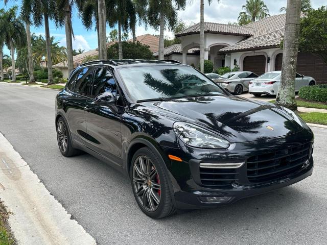 WP1AC2A29HLA92676 - 2017 PORSCHE CAYENNE TURBO BLACK photo 1