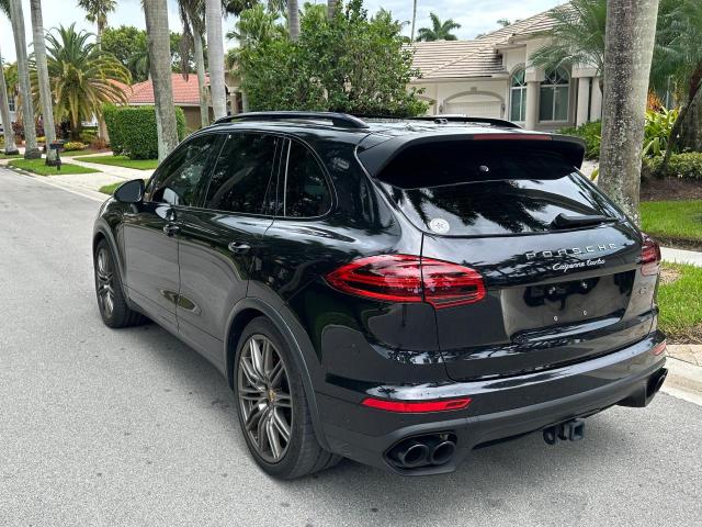 WP1AC2A29HLA92676 - 2017 PORSCHE CAYENNE TURBO BLACK photo 3