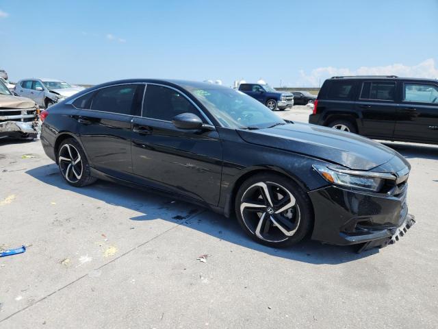 1HGCV1F37NA048233 - 2022 HONDA ACCORD SPORT BLACK photo 4