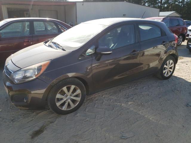 KNADN5A36C6011057 - 2012 KIA RIO EX BROWN photo 1