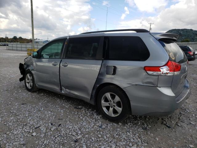 5TDKK3DC1BS127848 - 2011 TOYOTA SIENNA LE SILVER photo 2