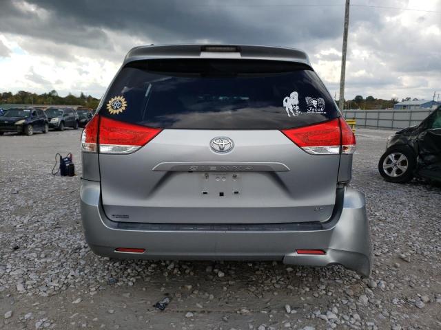 5TDKK3DC1BS127848 - 2011 TOYOTA SIENNA LE SILVER photo 6