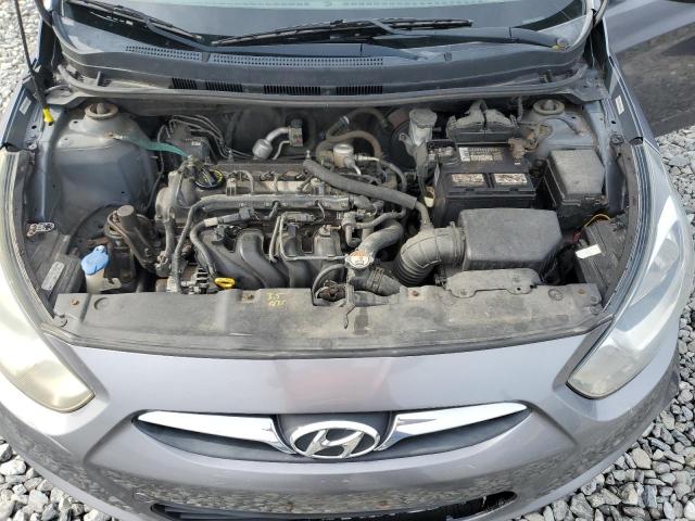 KMHCT4AE4DU508536 - 2013 HYUNDAI ACCENT GLS GRAY photo 11
