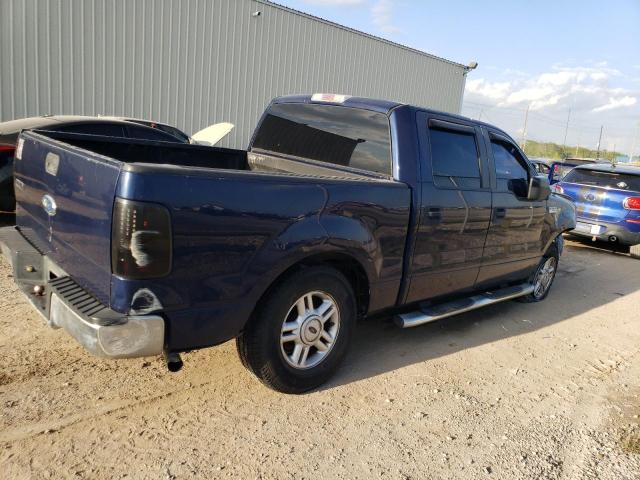 1FTRW12W58KF05416 - 2008 FORD F150 SUPERCREW BLUE photo 3