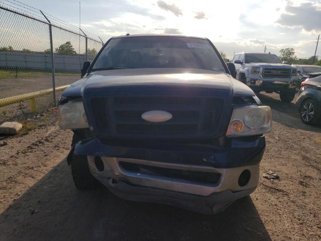 1FTRW12W58KF05416 - 2008 FORD F150 SUPERCREW BLUE photo 5