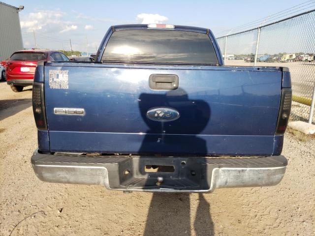 1FTRW12W58KF05416 - 2008 FORD F150 SUPERCREW BLUE photo 6