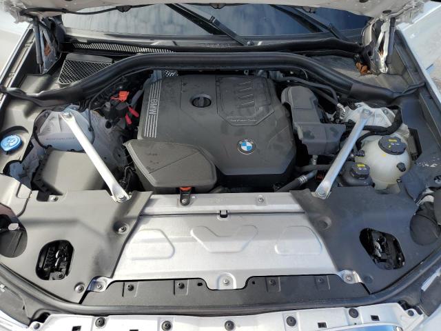 5UXTY3C02M9G39986 - 2021 BMW X3 SDRIVE30I WHITE photo 12