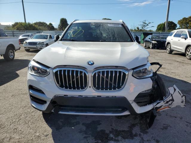 5UXTY3C02M9G39986 - 2021 BMW X3 SDRIVE30I WHITE photo 5