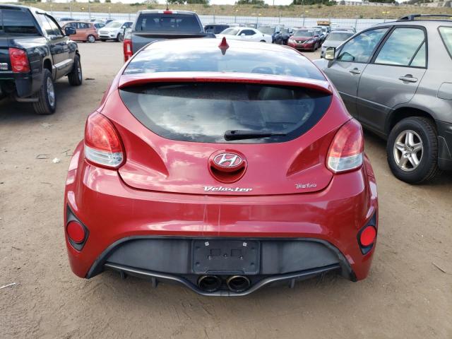 KMHTC6AEXDU113109 - 2013 HYUNDAI VELOSTER TURBO RED photo 6