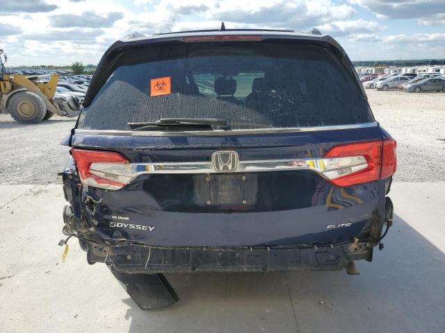 5FNRL6H98JB059756 - 2018 HONDA ODYSSEY ELITE BLUE photo 6