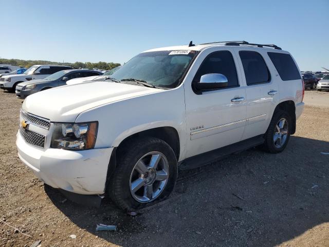 1GNSKCE07DR278822 - 2013 CHEVROLET TAHOE K1500 LTZ WHITE photo 1