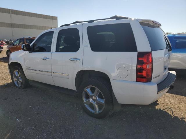 1GNSKCE07DR278822 - 2013 CHEVROLET TAHOE K1500 LTZ WHITE photo 2