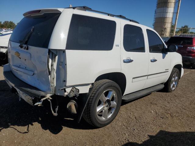 1GNSKCE07DR278822 - 2013 CHEVROLET TAHOE K1500 LTZ WHITE photo 3