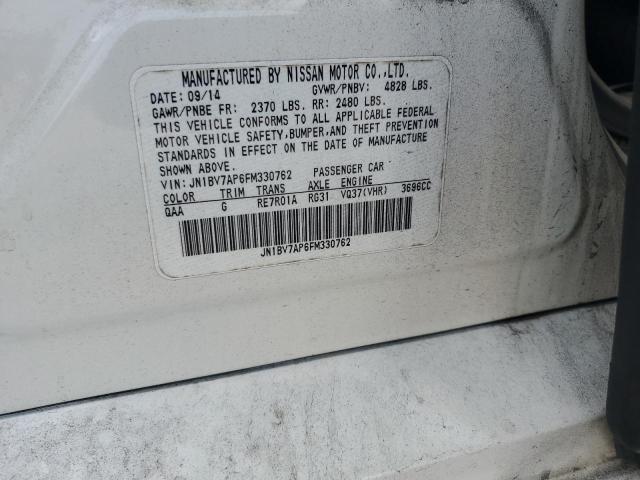 JN1BV7AP6FM330762 - 2015 INFINITI Q50 BASE 白色 照片 13