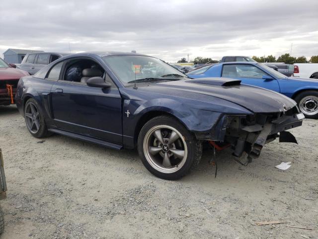 1FAFP42X22F225503 - 2002 FORD MUSTANG GT BLUE photo 4