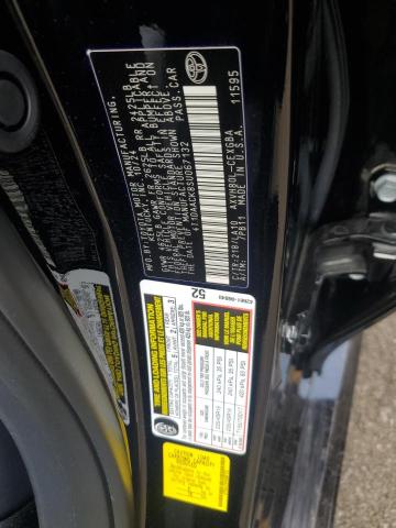 4T1DAACK8SU067132 - 2025 TOYOTA CAMRY XSE შავი ფოტო 12